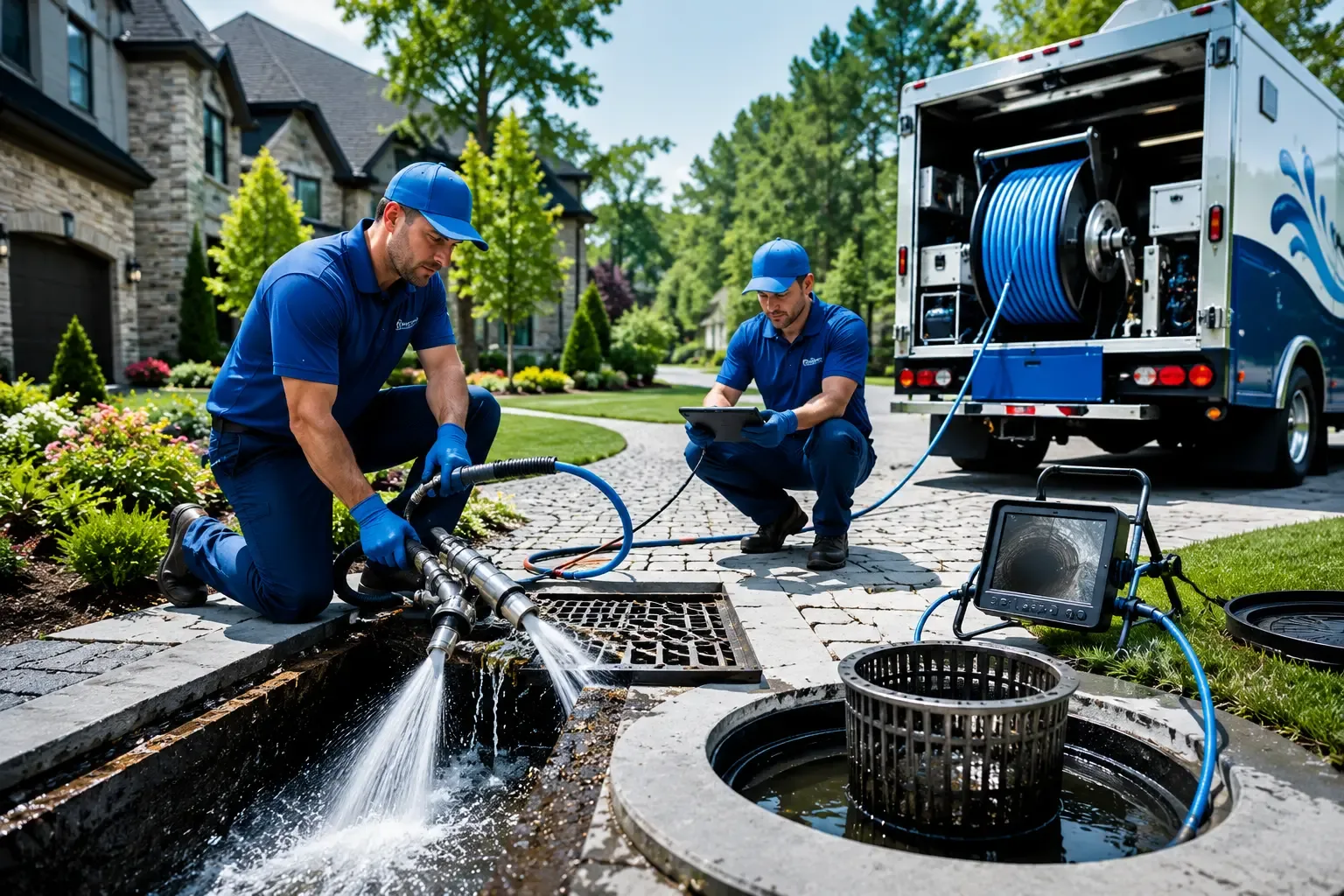 Local outdoor drain cleaning professionals in West Point, IL
